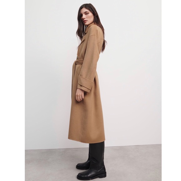 WOOL BLEND OVERSIZED COAT - Picture 5 of 16